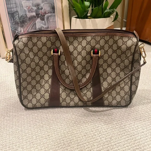 Vintage Gucci GG Small Duffle Bag - Picture 2 of 13